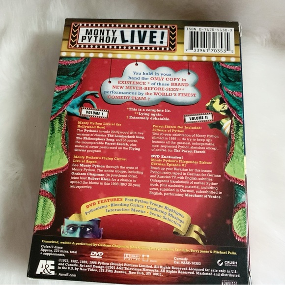 Monty Python Live DVD, 2-Disc Set - Picture 3 of 4